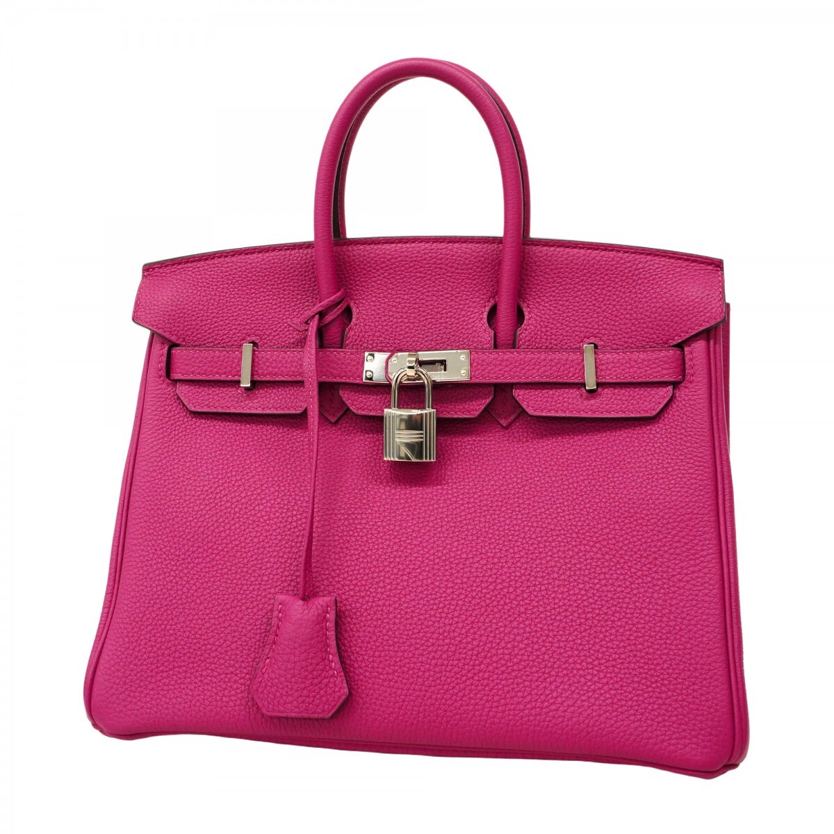 【5oc1978-e】エルメス ハンドバッグ バーキン25 トゴ ローズパープル シルバー金具 C刻印【中古】レディース拍卖