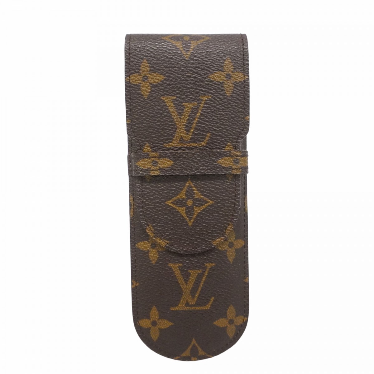 【5oc1675】ルイヴィトン ペンケース モノグラム エテュイスティロ M62990 ブラウン【中古】メンズ レディース ユニセックス拍卖