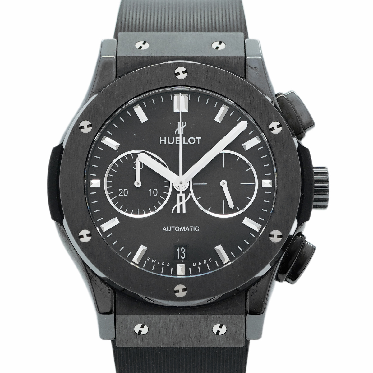 ★最終価格★SALE【5wwm0315】ウブロ クラシック・フュージョン 541.CM.1171.RX 黒文字盤【中古】腕時計 メンズ拍卖