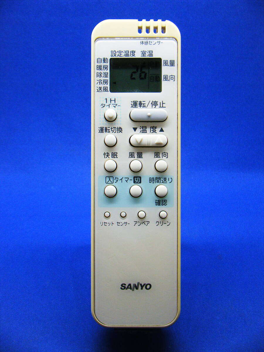 【Var1-165】SANYO 純正【エアコン リモコン:RCS-AX2】保証付拍卖