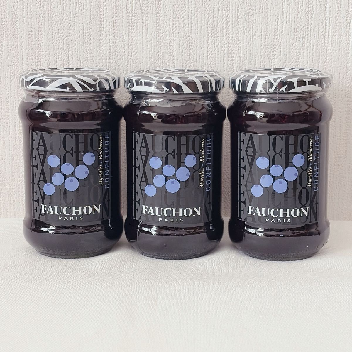 ◆送料込 即決◆ フォション FAUCHON ジャム 3個セット ブルーベリー拍卖