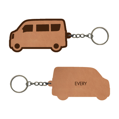 【本革】スズキ エブリイ【DA17V系】レザーキーホルダー拍卖