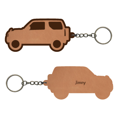 【本革】スズキ ジムニー【JB23W系】レザーキーホルダー拍卖