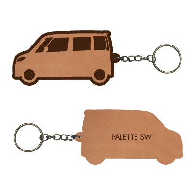 【本革】スズキ パレットSW【MK21S系】レザーキーホルダー拍卖