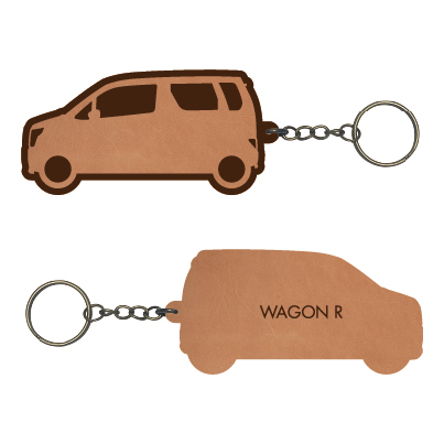 【本革】スズキ ワゴンR/FZ【MH35S/55S系】レザーキーホルダー拍卖