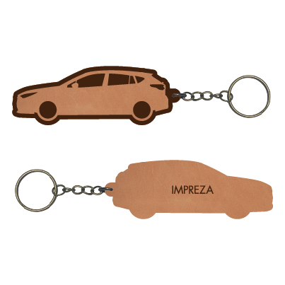 【本革】スバル インプレッサ【GU系】レザーキーホルダー拍卖