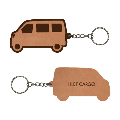 【本革】ダイハツ ハイゼットカーゴ【S300系】レザーキーホルダー拍卖