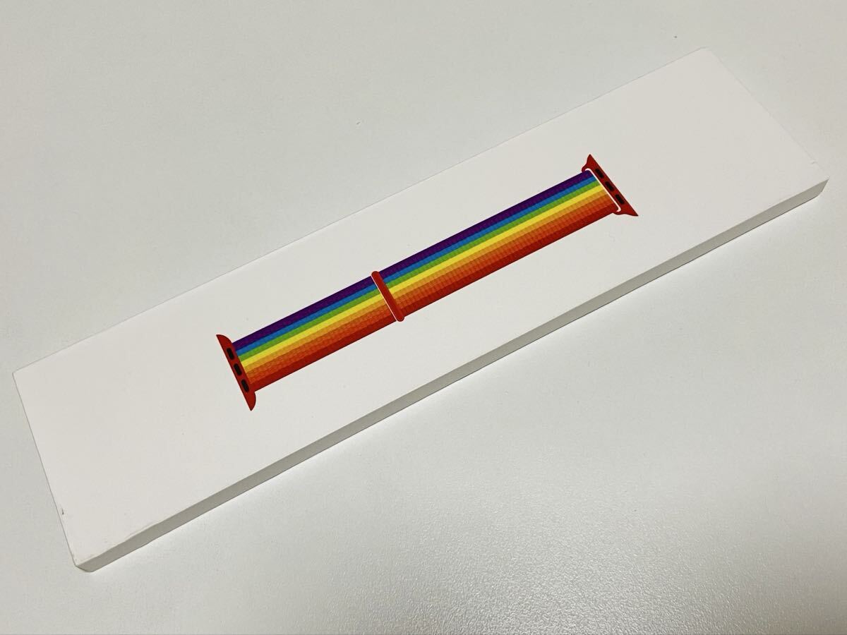 Apple Watch PRIDE EDITION 42mm 44mm 45mm 46mm 49mm 純正品 スポーツループ バンド ベルト アップルウォッチ プライド エディション拍卖