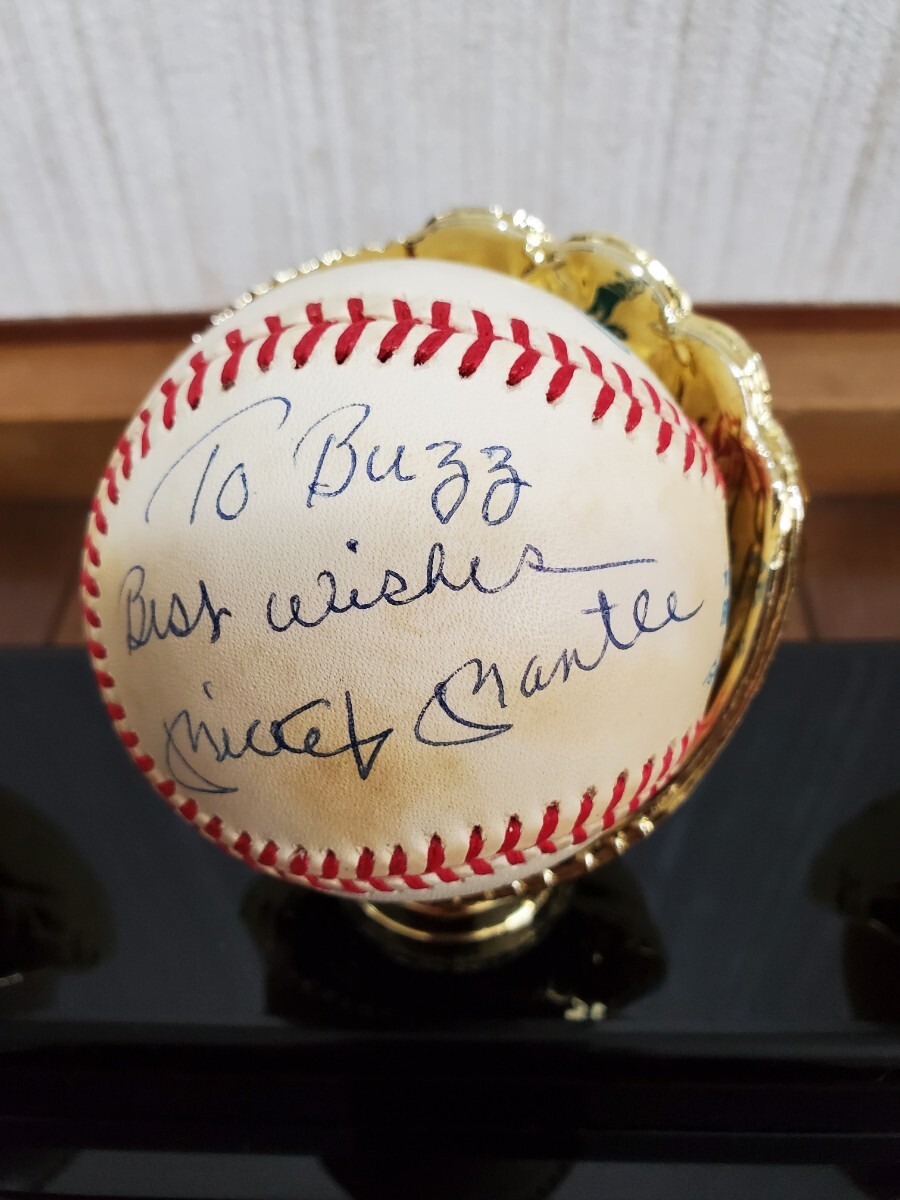 【超希少】★ミッキー・マントル直筆サインボール(ニューヨーク・ヤンキース)★拍卖