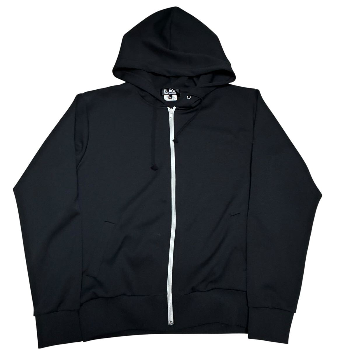 AD2023 BLACK コムデギャルソン ジップアップパーカー BLACK COMME des GARCONS エステル L拍卖