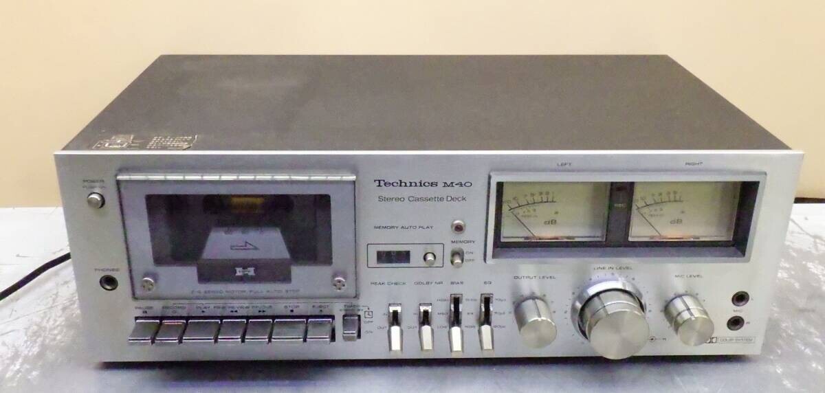 Y459# 通電確認のみ Technics テクニクス RS-M40 カセットデッキ拍卖