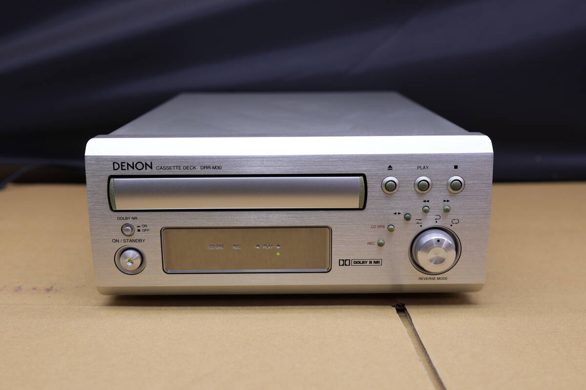 NM7# 動作確認済み DENON カセットデッキ DRR-M30 トレーベルト交換拍卖