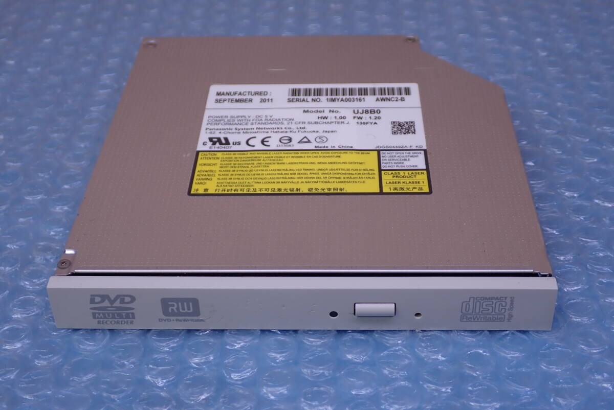 J234# 動作品 NEC Mate ME-C PC-MK33LEZCC など 交換対応用 DVDドライブ UJ8B0 DVD-ROM拍卖