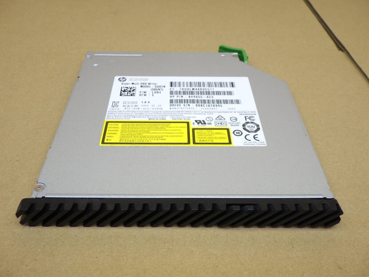 D1381#全国配送230円 動作確認済み マウンター付き DVDスーパーマルチドライブ GUD1N S05NT 9.5mm HP ProDesk 600 G4 G5 SFF 等 2020年拍卖