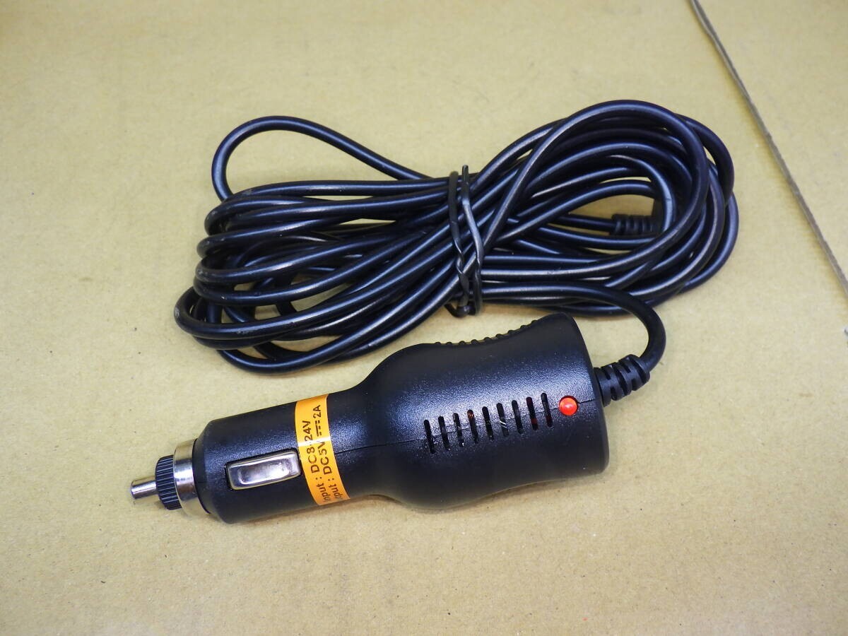 Y62#動作確認済み 車用 シガーライターソケット ドライブレコーダ miniUSB 電源ケーブル DC8V-24V output DC5V-2A拍卖