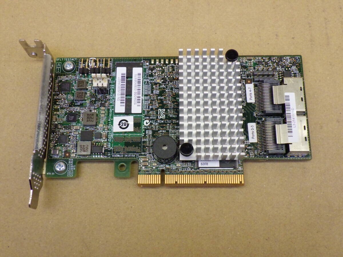 LV501162#動作確認済み NEC N8103-172 512Mb L3-25410-10D RAIDコントローラ ロープロファイル拍卖