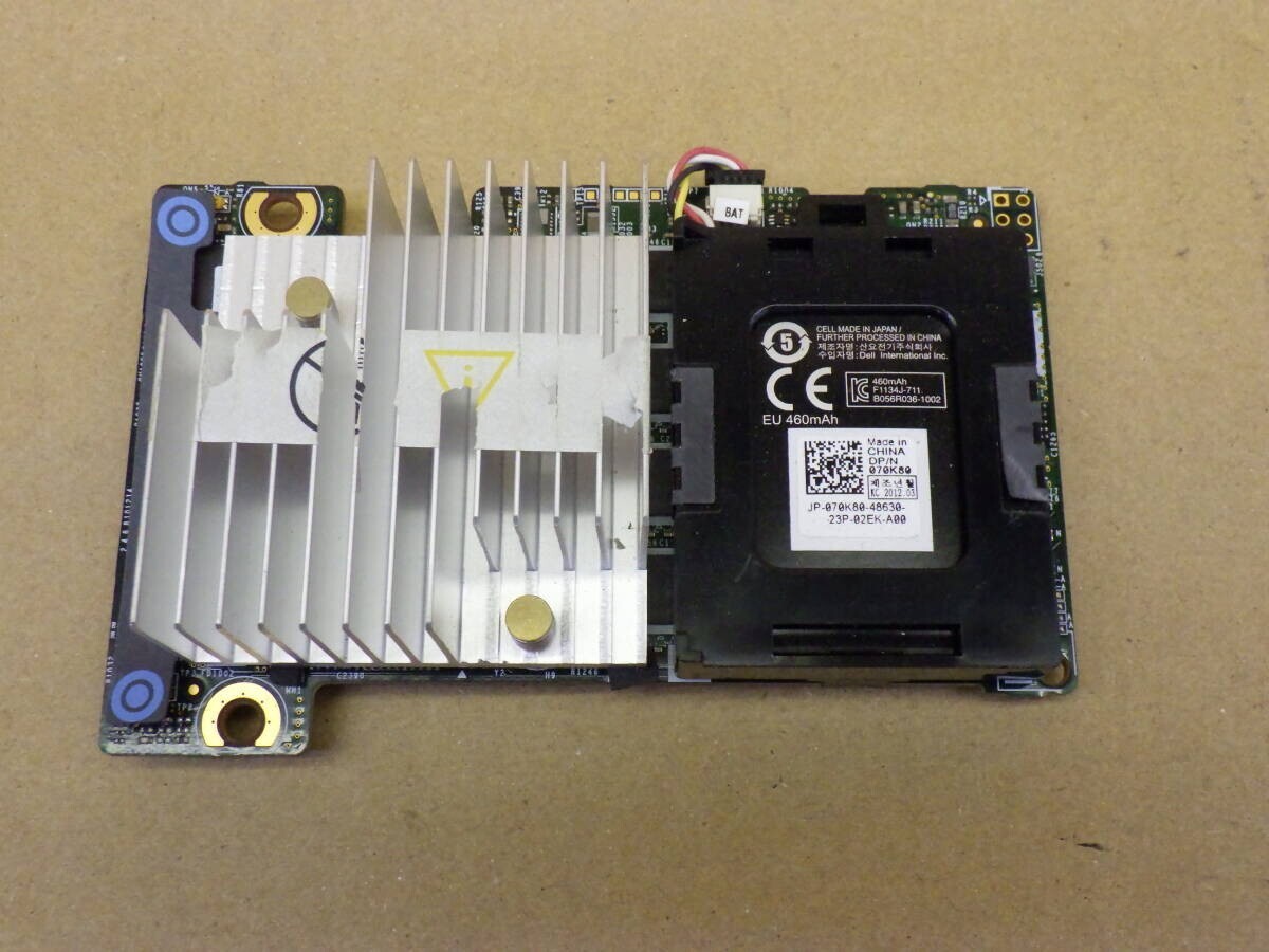 X974#動作確認済み Dell PowerEdge R720 取外 MINI RAID Controller 512MB UCPM-800 DP/N 0FRH64 CN-0FRH64-13740拍卖
