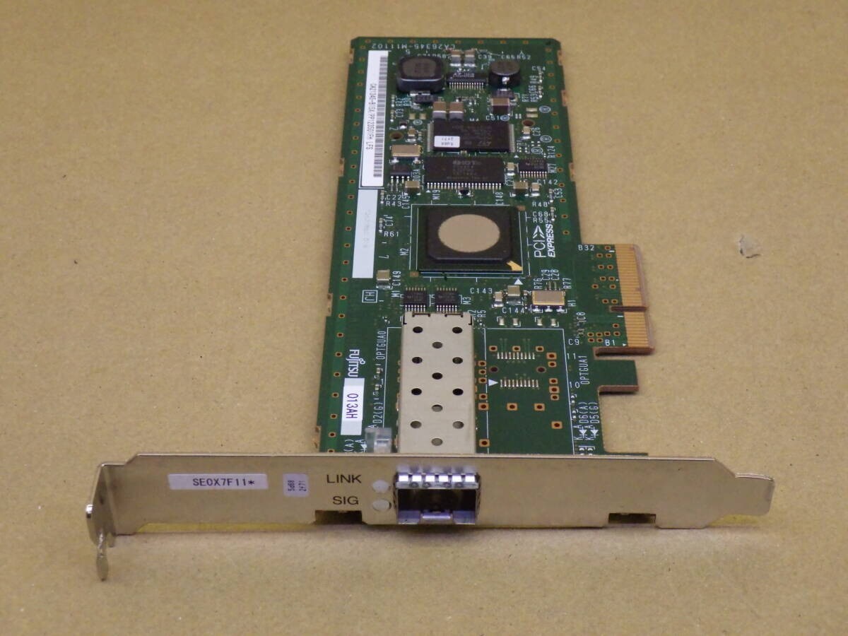 D1092#全国配送230円 動作確認済み CA21345-B15X 富士通 4Gb FibreChannelカード PCI Express x4 SE0X7F11X 用M4000/M5000/M8000/M9000拍卖
