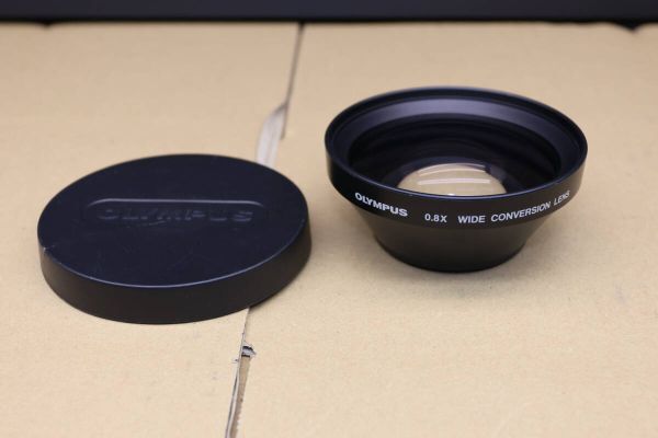 Y1037# 全国配送600円 動作確認済みOLYMPUS 0.8X Wide Conversion lens 55mm レンズ拍卖