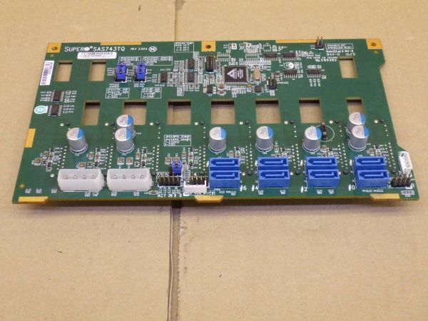X241#全国配送600円 動作確認済み Supermicro SAS743TQ Super Back Panel Hannstar MV-4 SATA E89382 ハードドライブバックプレーン拍卖