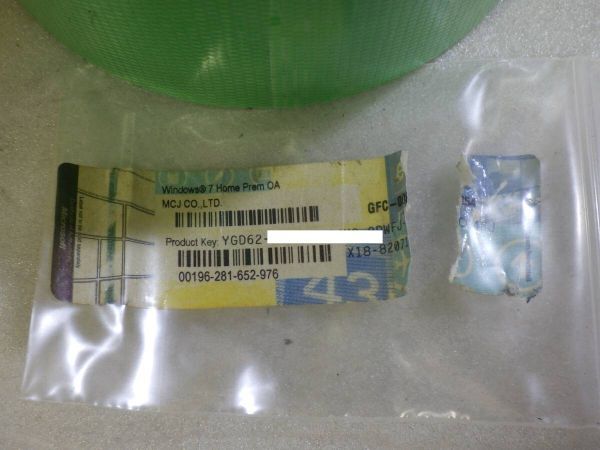 Microsoft Windows 7 Home Prem OA MCJ CO.LTD 正規プロダクトキーシール 1枚 動作品保証#MH00158拍卖