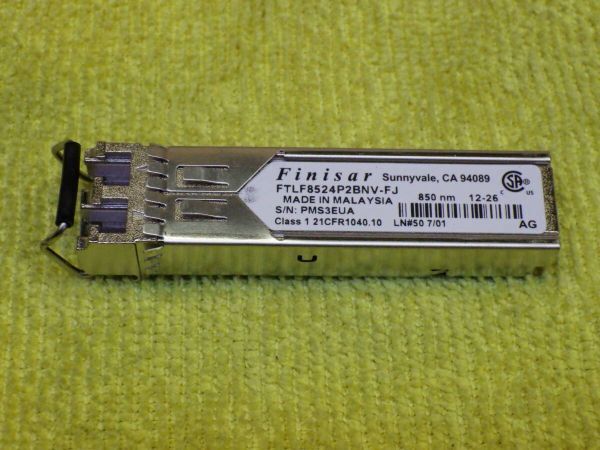 D1052#全国配送230円 動作確認済み Finisar FTLF8524P2BNV-FJ SFP モジュール SFPトランシーバモジュール拍卖
