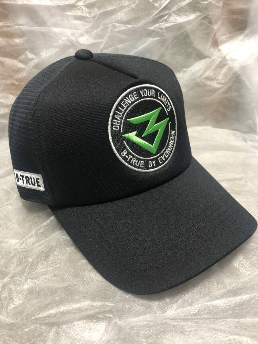 エバーグリーン B-TRUEサークルロゴキャップ 菊元俊文 今江克隆 ブラック EVERGREEN拍卖