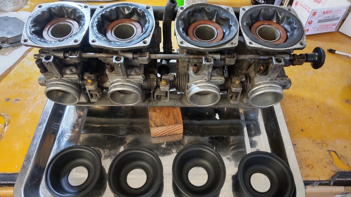 カワサキミクニBS34 Z1000J、 R 、z750GP Z1100GP GPZ750F社外張替えダイヤフラム4枚組拍卖