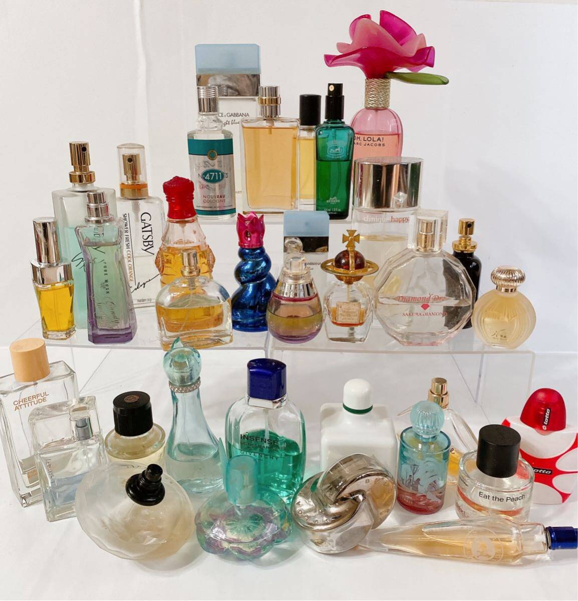 13◆【1スタート】CHANEL Nina Ricci HERMES Vivienne Westwood 4711 BVLGARI D&G 中古香水まとめ拍卖