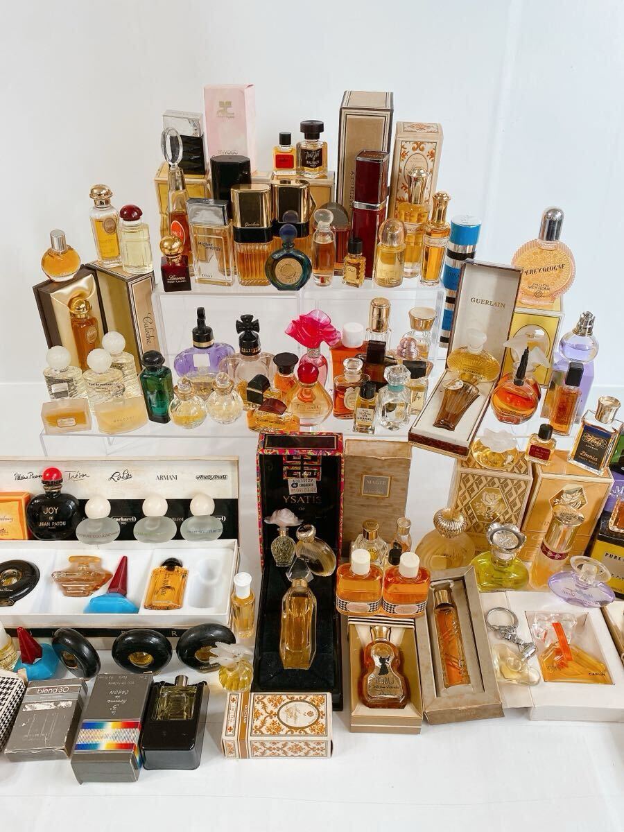 4◆CHANEL GUERLAIN Dior FENDI dunhill エルメス 箱付き 未使用 ミニ香水 ミニボトル 中古香水まとめ拍卖