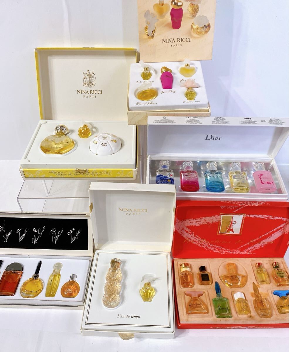 11◆【1スタート】Dior Nina Ricci FENDI Chloe 石鹸セット 全て箱入り ほぼ未使用 中古香水まとめ拍卖