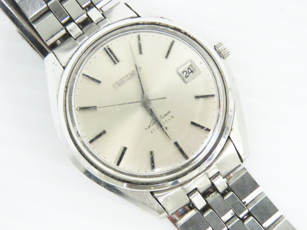 プラス/60☆SEIKO セイコー アナログ腕時計 メンズ スカイライナー 手巻き 6102-8000 ジャンク☆1014-593拍卖