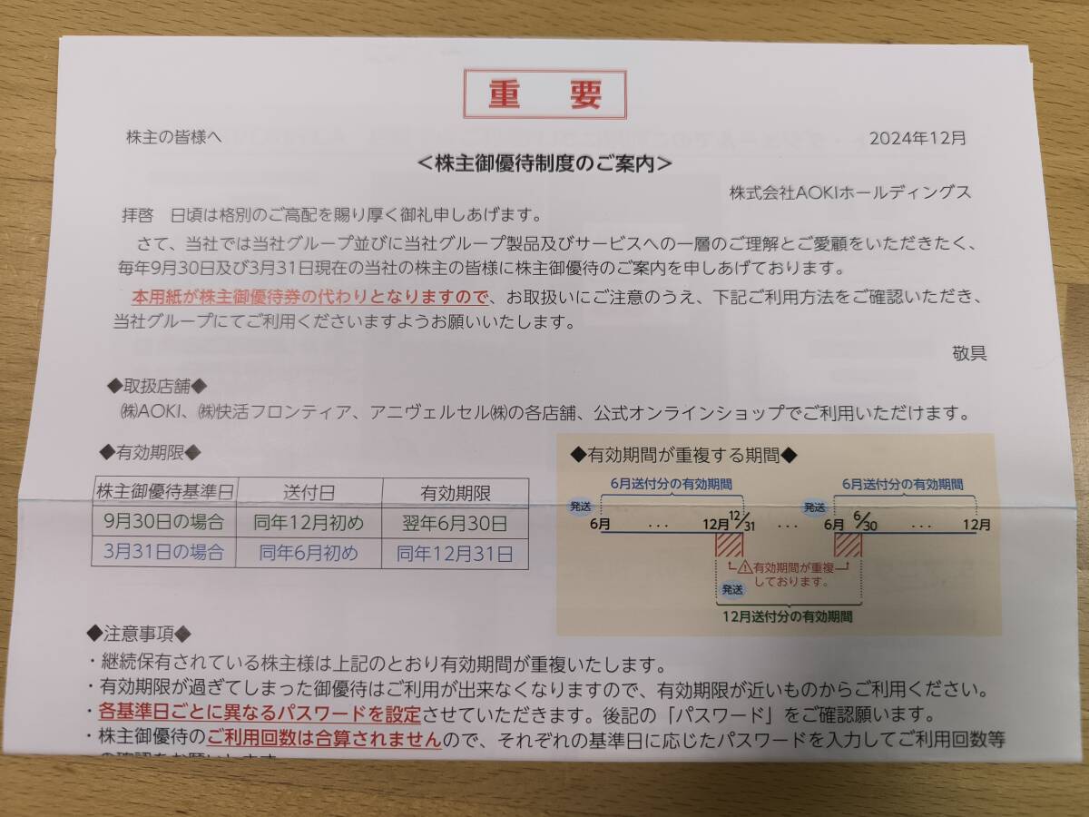 送料無料(1円~) AOKI 株主優待券 快活クラブ/コートダジュール 20%割引券10枚など 有効期限2025年12月31日まで③拍卖