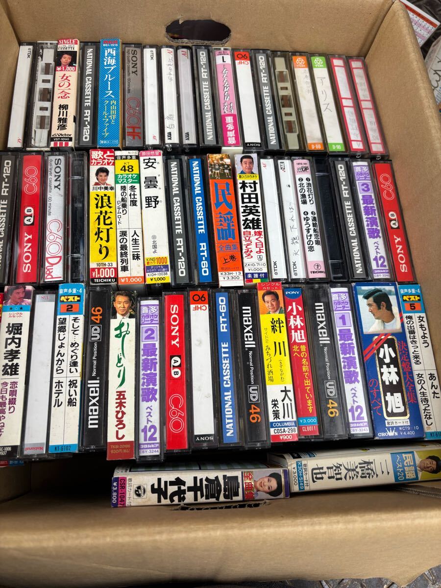 ★京都市〜、使用済みカセットテープ、録音済み、70.80年代歌謡曲、ハイポジ、メタル、クローム、邦楽、★拍卖