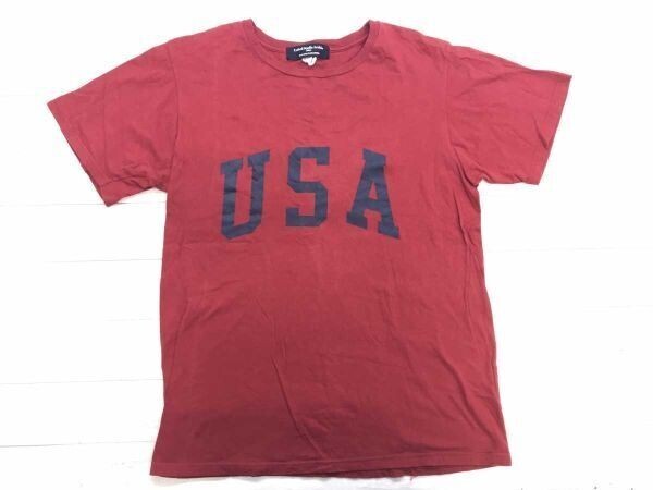United Studio Archive ユナイテッドスタジオアーカイブ USAプリント アメカジ カレッジ 半袖Tシャツ メンズ コットン100% M 赤拍卖