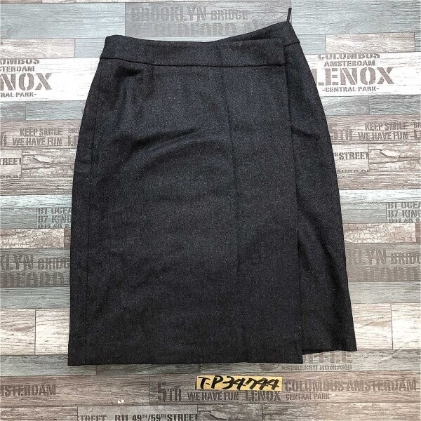 MARELLA マレーラ レディース イタリア製 フランネル ラップスカート 42 紺拍卖