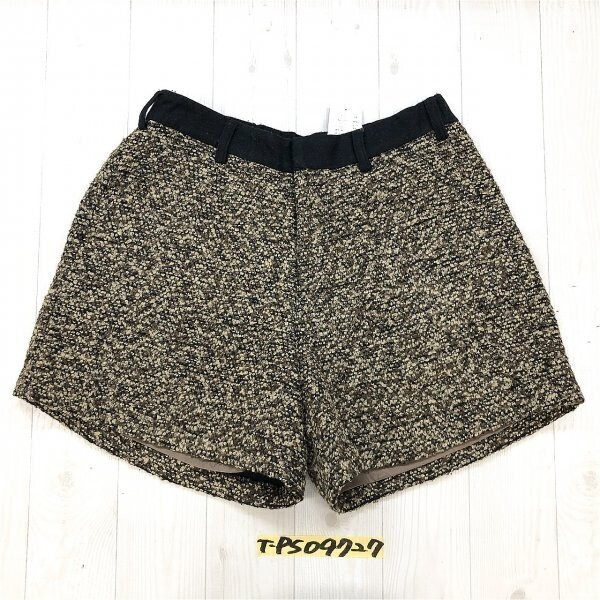 新品!LINDSTORM レディース プードルニット ワイド ショートパンツ 84-105 ブラウン拍卖