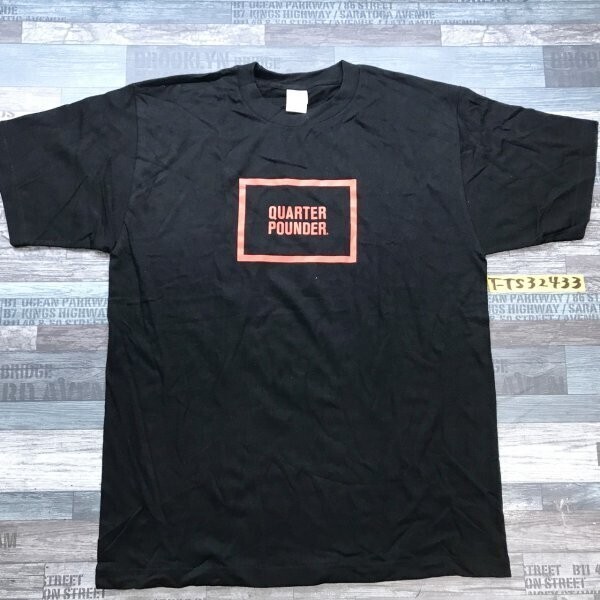 Printstar プリントスター メンズ クオーターパウンダー メッセージ 半袖Tシャツ L 黒拍卖