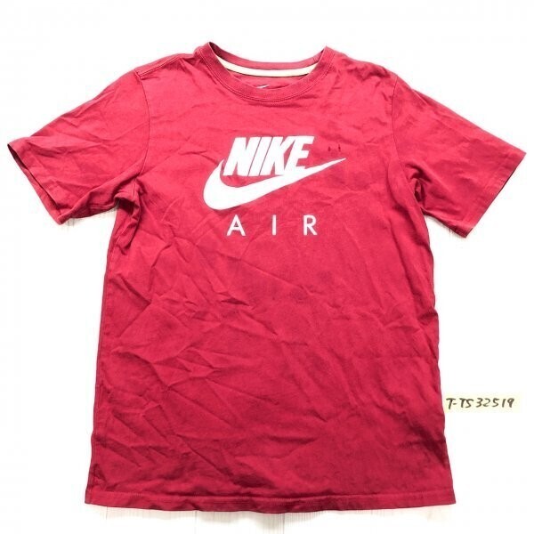 NIKE AIR ナイキ キッズ ロゴプリント 半袖Tシャツ L(150-160) 赤拍卖