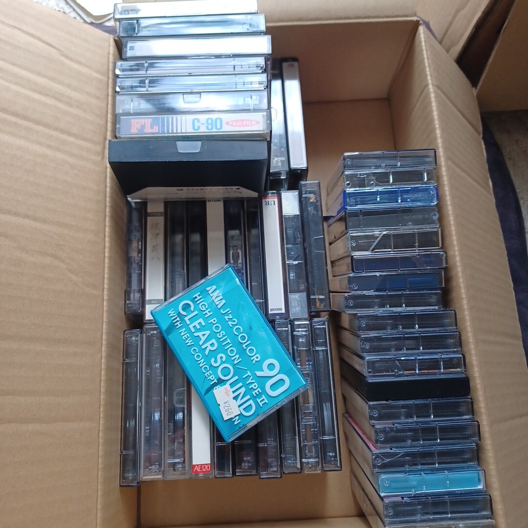 カセットテープ (ハイポジ メタル ノーマル 録音済み未使用 まとめて55本ぐらい)拍卖