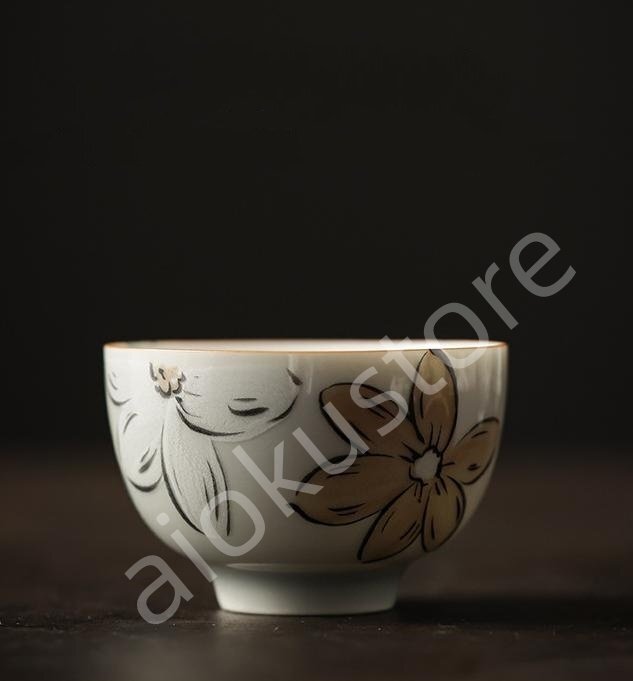 新入荷 工芸品 手作り茶具 抹茶茶碗 茶道具 茶道 茶碗 茶道具 茶器 初心者 酒器 陶芸用品 日式 桜 綺麗##C004拍卖