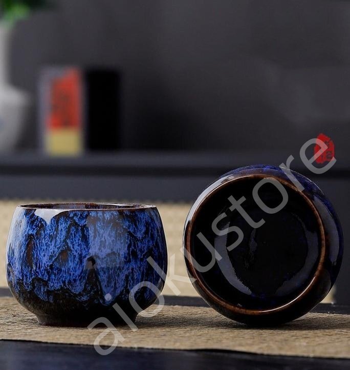 職人手作り 上質 抹茶茶碗 曜変天目茶碗 茶道具 お茶碗 茶道 茶碗 窯変天目茶碗 油滴天目 茶道具 茶器 工芸品 初心者 酒器##A02拍卖