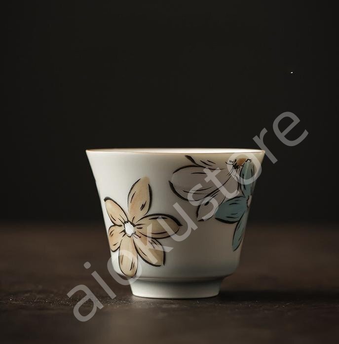 新入荷 工芸品 手作り茶具 抹茶茶碗 茶道具 茶道 茶碗 茶道具 茶器 初心者 酒器 陶芸用品 日式 桜 綺麗##C001拍卖