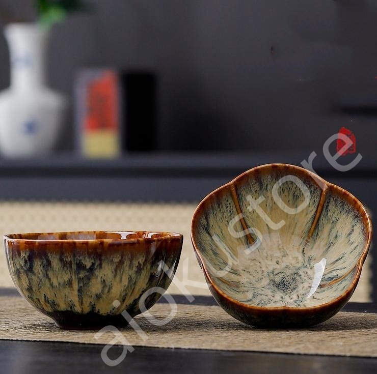 職人手作り 上質 抹茶茶碗 曜変天目茶碗 茶道具 お茶碗 茶道 茶碗 窯変天目茶碗 油滴天目 茶道具 茶器 工芸品 初心者 酒器 ベージュ##A05拍卖