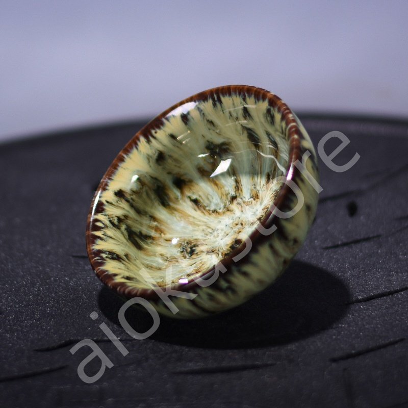 新入荷 工芸品 手作り茶具 抹茶茶碗 曜変天目茶碗 茶道具 茶道 茶碗 窯変天目茶碗 油滴天目 茶道具 茶器 初心者 酒器 陶芸用品##C003拍卖