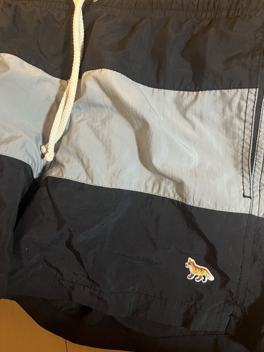 Sサイズ MAISON KITSUNE ボーダーショートパンツ メゾンキツネ ショートパンツ 拍卖