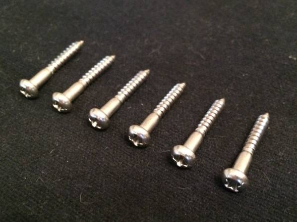 ★シンクロトレモロブリッジ ステンレス ビス 6本セット ネジ★拍卖
