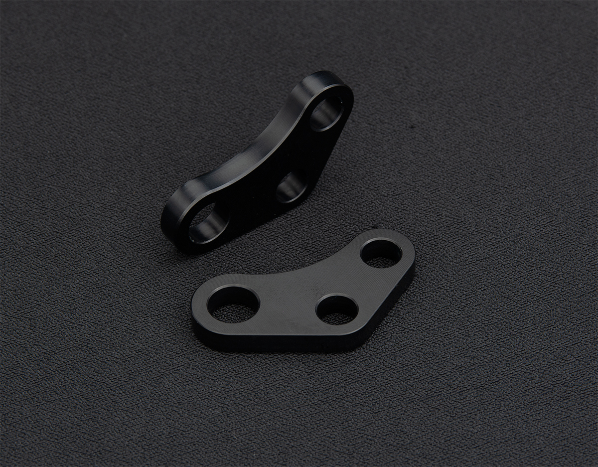 SR400 SR500 アルミ削り出し ウインカーステー マウント Black拍卖