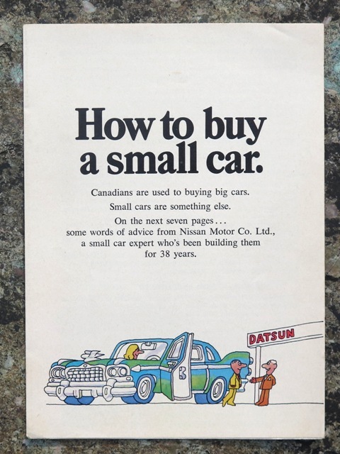 ● '70s ダットサン ディーラー バイヤーズガイド 北米カナダ仕様 拍卖
