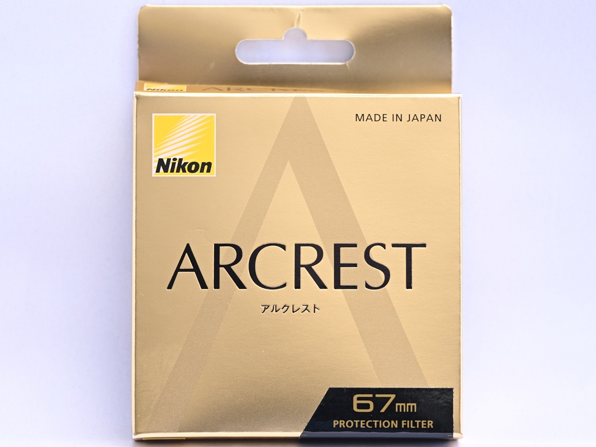 美品 Nikon ARCREST PROTECTION FILTER 67mm ニコン アルクレスト プロテクター 保護フィルター拍卖